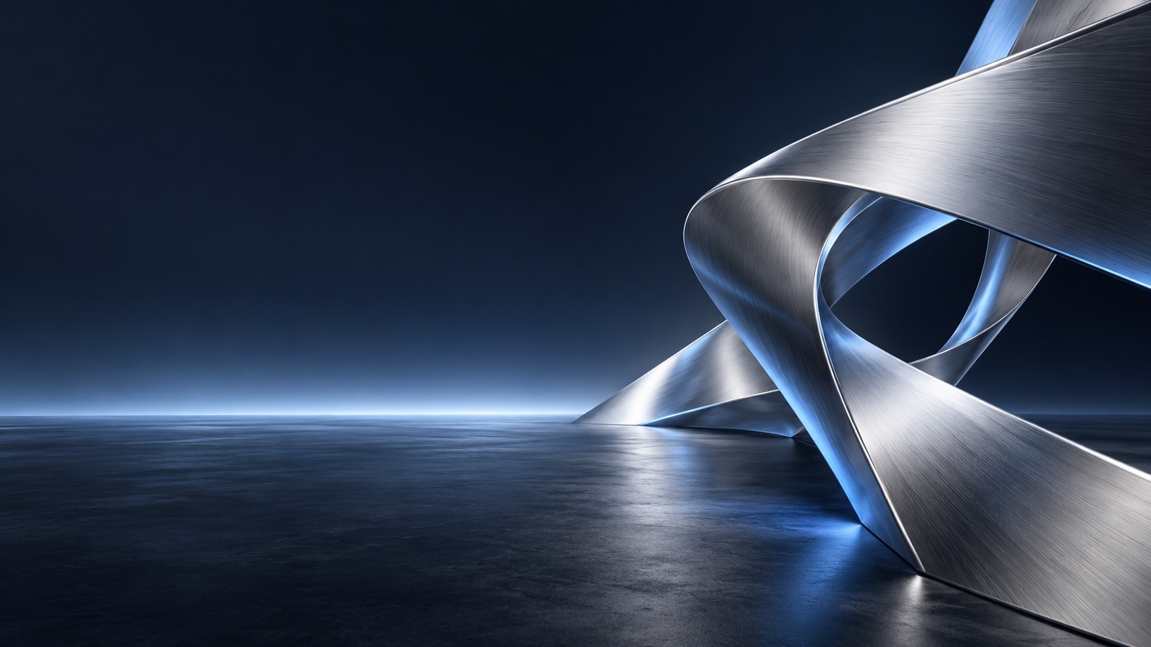 Skulpturale Titanform im Licht – eine visuelle Interpretation von technischer Innovation